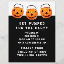 ハロウィン 会社イベント フライヤー