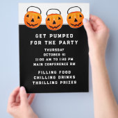 ハロウィン 会社イベント フライヤー (手)