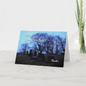 ハロウィン-先生のための不気味な墓地、 カード (正面)