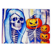 ハロウィン 八重い ラージペーパーバッグ (裏面)