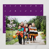 ハロウィン 写真 ハガキ トリックオアトリート シーズンカード (正面/裏面)
