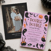 ハロウィン 双子ベビーシャワー Two Babies Brewing Twins