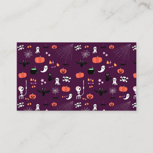 ハロウィン 名刺 (正面)
