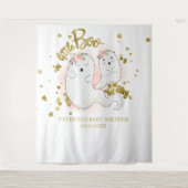 ハロウィン 女の子 ベイビーシャワー 背景 タペストリー (正面)