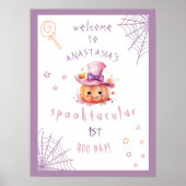 ハロウィン 女の子 誕生日 あと少しで生まれるよ リトルブー ポスター (正面)