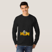 ハロウィン 妊娠 スケルトン 赤ちゃん ゾンビ Tシャツ (正面フル)