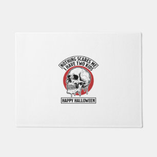 ハロウィン 子供 骸骨 Tシャツ 1 ドアマット