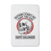ハロウィン 子供 骸骨 Tシャツ 1 バスマット (正面縦)