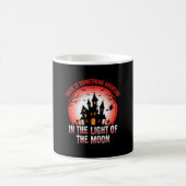 ハロウィン 幽霊の家 月夜の魔女 コーヒーマグカップ (中央)