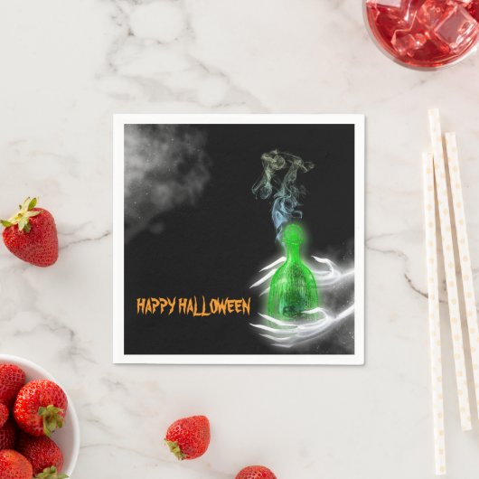 ハロウィン 幽霊の手 スタンダードカクテルナプキン (インサイチュ)