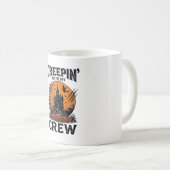 ハロウィン 幽霊の館 Creepin With My Crew Tシャツ コーヒーマグカップ (正面右)