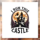 ハロウィン 幽霊城 ウィッチ 月 ヴィンテージTシャツ_ ウィンドウサイン (シート2)