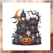 ハロウィン 幽霊屋敷 スケルトン パンプキン ゴースト Cr ウィンドウサイン (シート2)