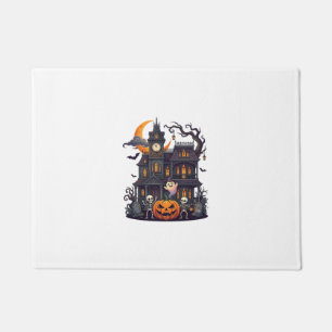 ハロウィン 幽霊屋敷 スケルトン パンプキン ゴースト Cr ドアマット