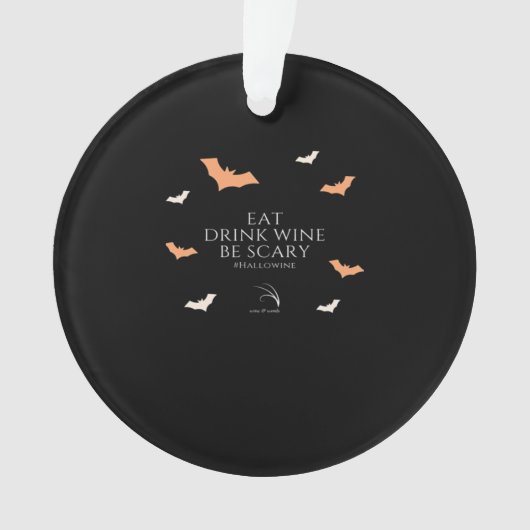 ハロウィン 引用 Eat Drink オーナメント (正面)