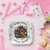 ハロウィン 👻 怖い季節 💀 紙皿 (パーティー)