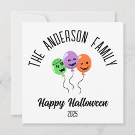 ハロウィン 怖い かぼちゃ 風船 個人名 シーズンカード