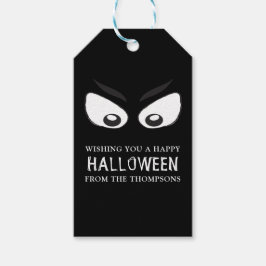 ハロウィン 怖い 幽霊の目 かわいい ファンシー ギフトタグ