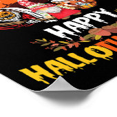 ハロウィン+感謝祭+クリスマスのおふざけ ハッピーハロサンクマス ポスター (角)