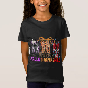 ハロウィン+感謝祭+クリスマスTrio Tシャツ