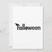 ハロウィン 招待状 (裏面)