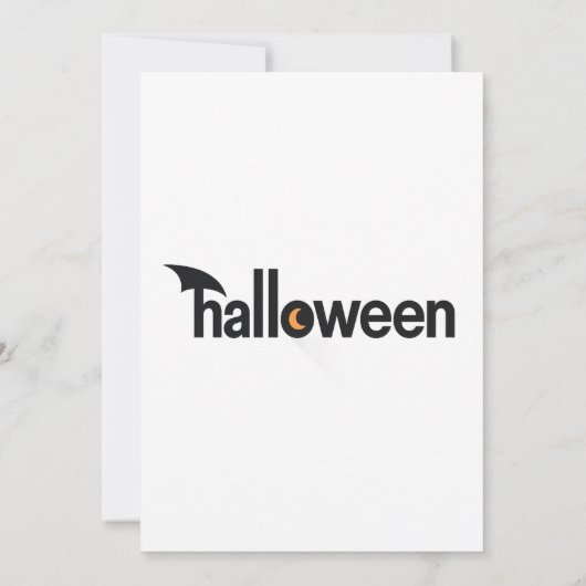 ハロウィン 招待状 (裏面)