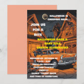 ハロウィン 招待状 (正面/裏面)