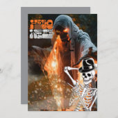 ハロウィン 招待状 (正面/裏面)