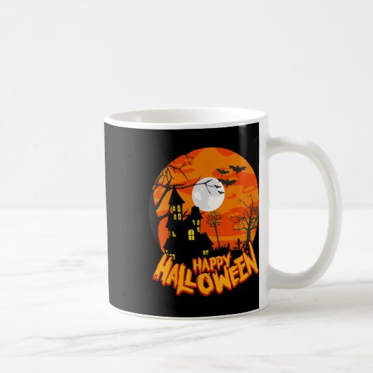 ハロウィン 服 - Halloween コーヒーマグカップ (右)