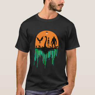 ハロウィン 未確認生物 猫 エイリアン 誕生日 キッズ Tシャツ