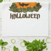 ハロウィン 楽しい ハロウィン コスチューム キッチンタオル (折り畳み)