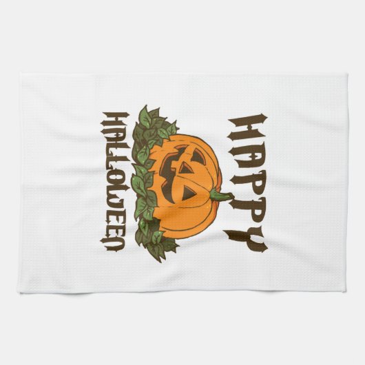 ハロウィン 楽しい ハロウィン コスチューム キッチンタオル (横)