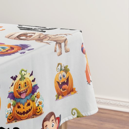 ハロウィン 楽しい モンスターの盛大なパーティー テーブルクロス (インサイチュ)