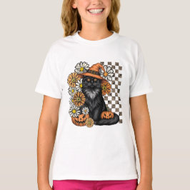ハロウィン 楽しい Tシャツ 黒猫 Tシャツ