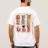 ハロウィン 楽しみ Tシャツ (裏面)