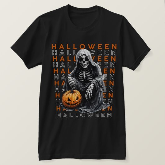 ハロウィン 死神 Tシャツ (デザイン正面)