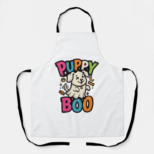 ハロウィン 犬 パピー ブー エプロン (正面)