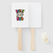 ハロウィン 犬 パピー ブー ハンドファン (正面&裏面)
