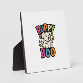 ハロウィン 犬 パピー ブー フォトプラーク (正面)