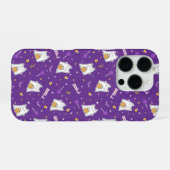 ハロウィン 猫 ゴースト iPhoneケース (裏面横)