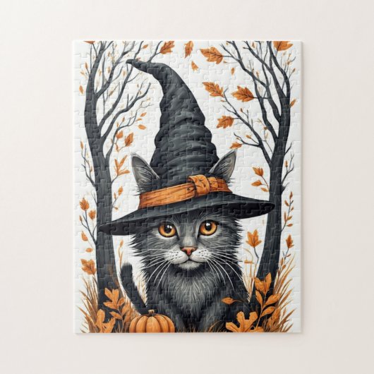 ハロウィン 猫 ジグソーパズル (縦)