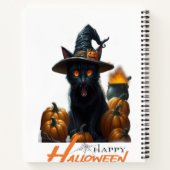 ハロウィン 猫 ノートブック (裏面)