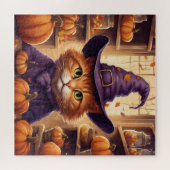 ハロウィン 猫 パズル (横)