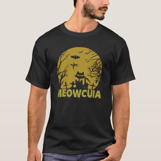 ハロウィン 猫 ミャオクイア Tシャツ (正面)
