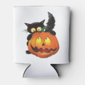 ハロウィン 猫 缶クーラー (正面)