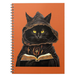 ハロウィン 猫 読書 獲物 解剖学 スペルリスト ノートブック