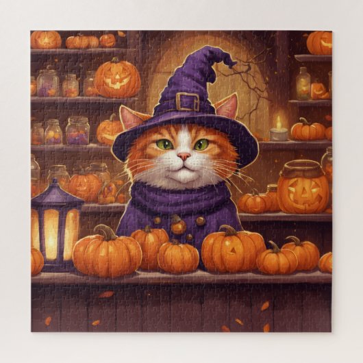 ハロウィン 猫 #10 パズル (縦)