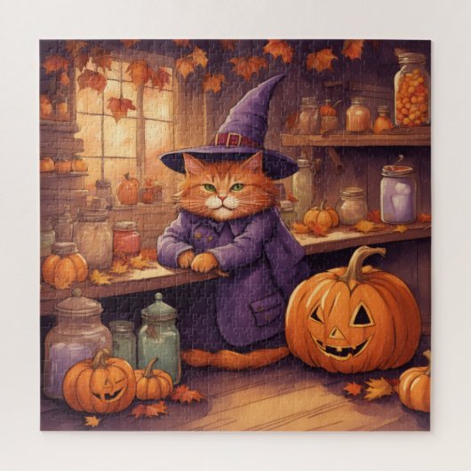 ハロウィン 猫 #1 パズル (縦)