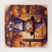 ハロウィン 猫 #8 パズル (横)