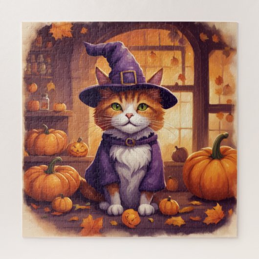 ハロウィン 猫 #8 パズル (縦)